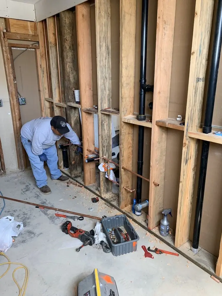 Commercial rough-in plumbing for Commercial Plumbing in Clarksburg